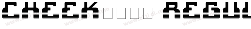 Cheekふぉんと Regular字体转换